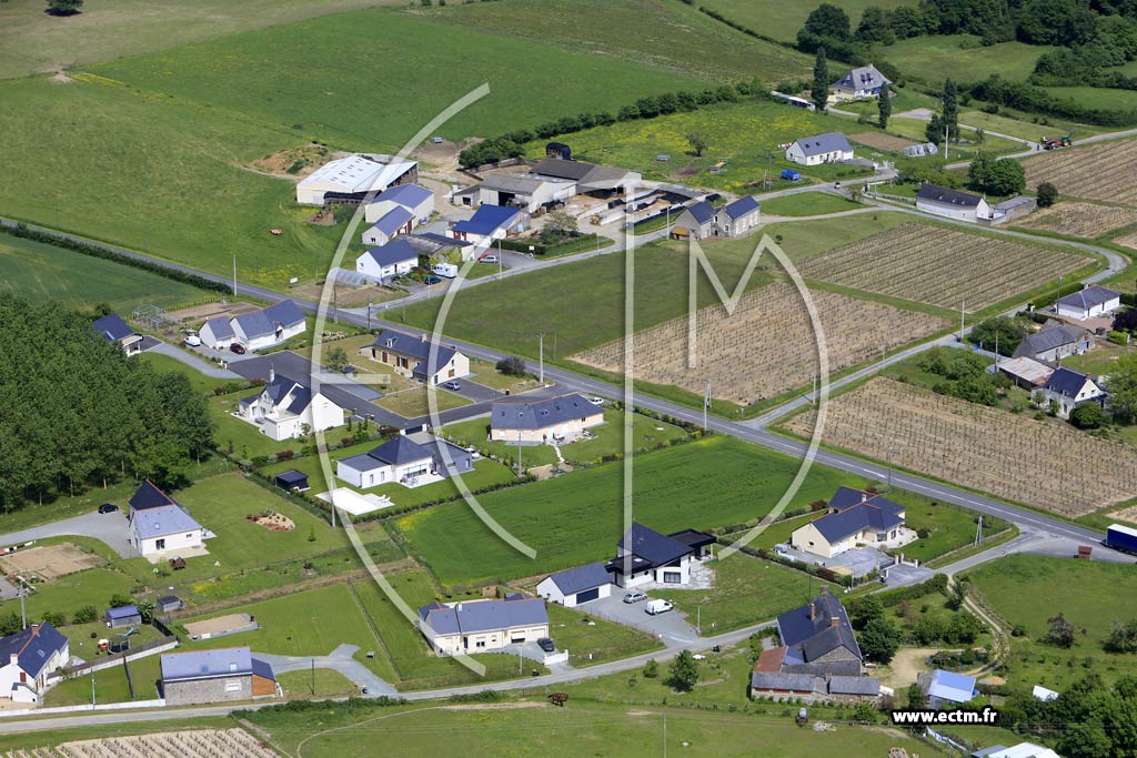 Photo arienne de Faye-d'Anjou (la Maison Neuve)