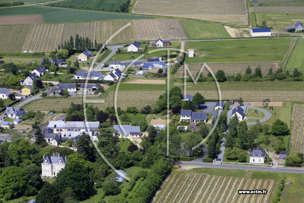 Photo arienne de Faye-d'Anjou (la Touche)