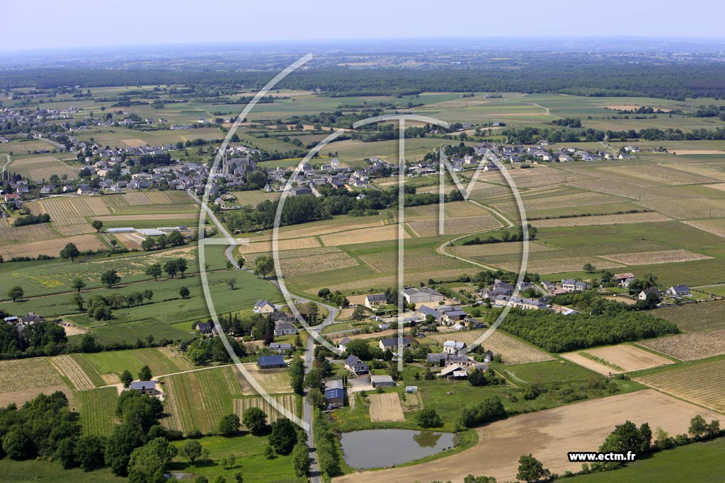 Photo arienne de Faye-d'Anjou (Vallette)