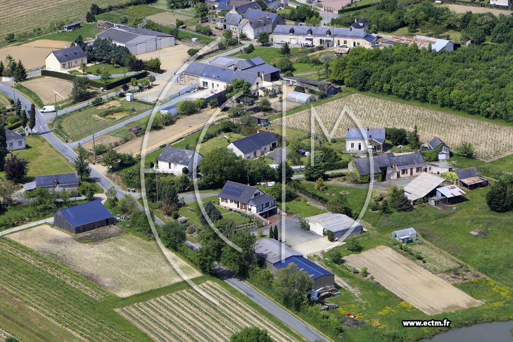 Photo arienne de Faye-d'Anjou (Vallette)