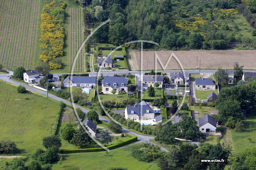 Photo arienne de Juign-sur-Loire (la Bourrelire)