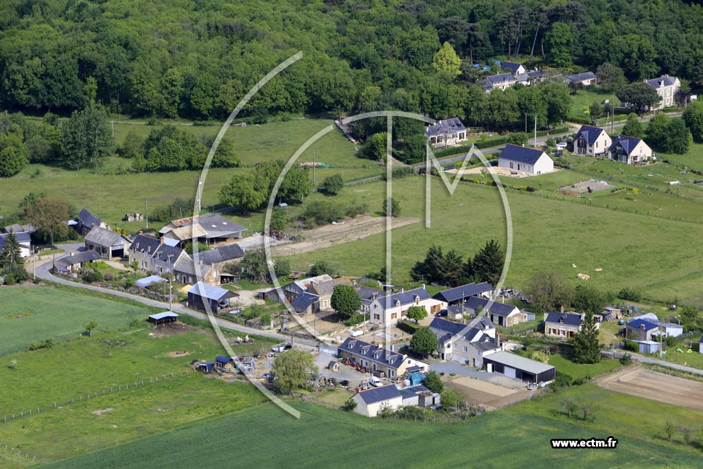Photo arienne de Le Thoureil (Bourgneuf)