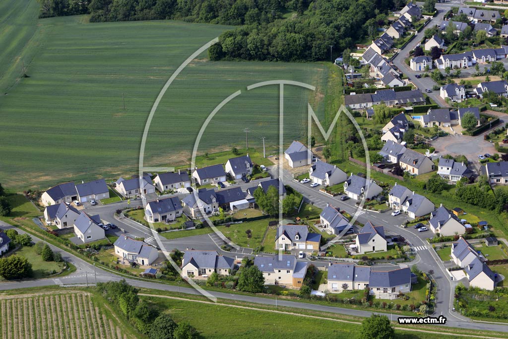 Photo arienne de Moz-sur-Louet