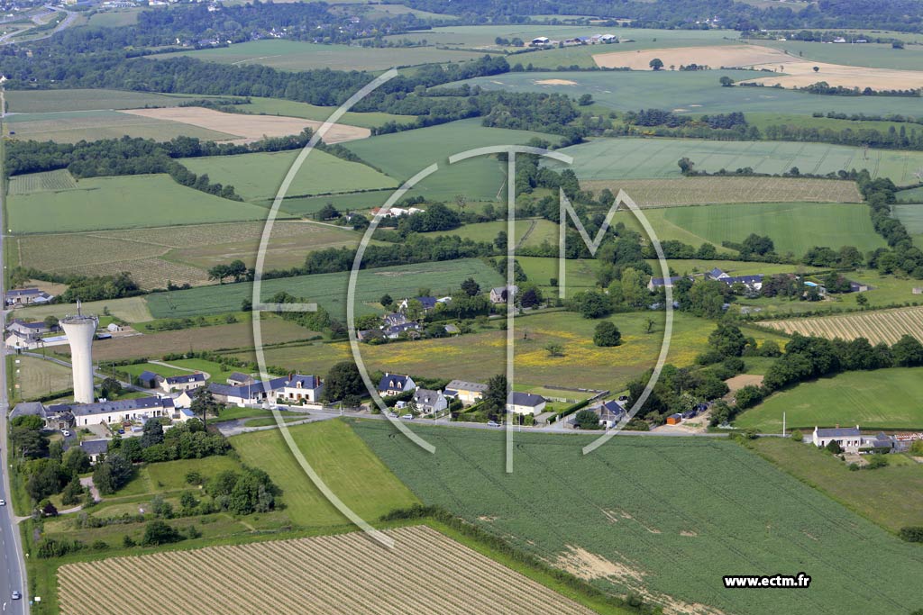 Photo arienne de Moz-sur-Louet (le Perray Chaud)
