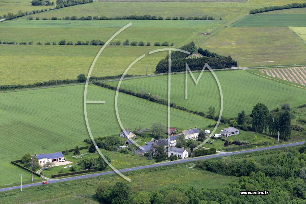 Photo arienne de Notre-Dame-d'Allenon (les Plessis)