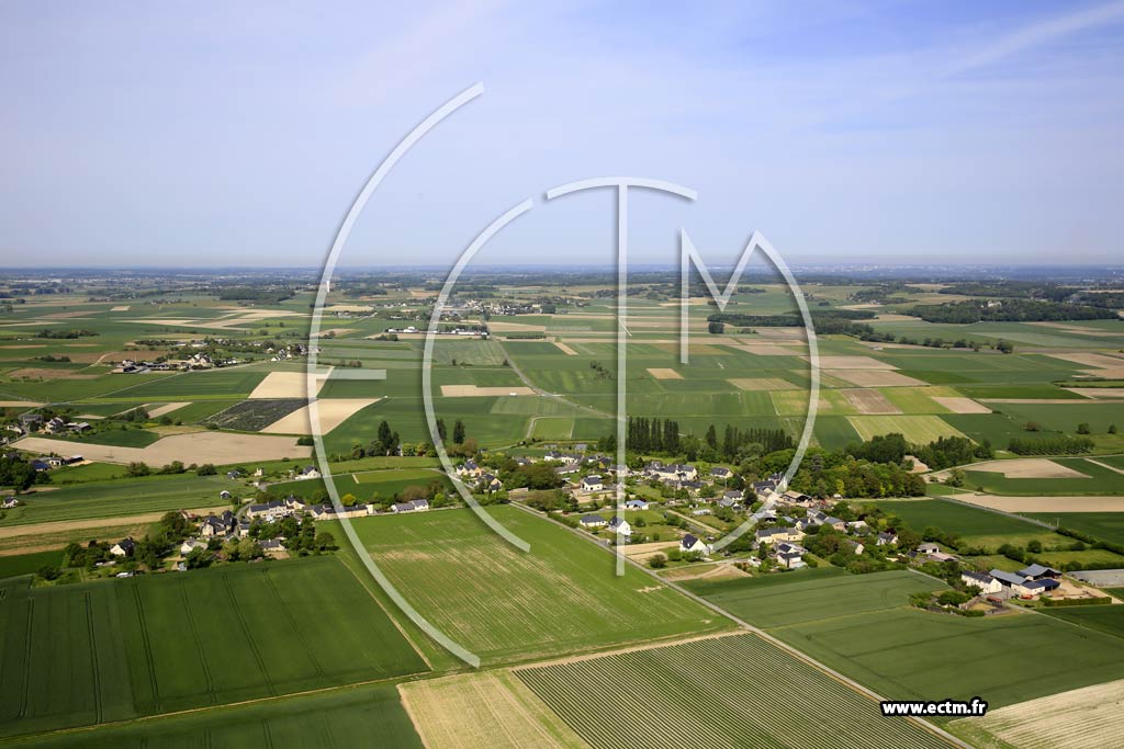 Photo arienne de Saint-Georges-des-Sept-Voies (la Genaudire)