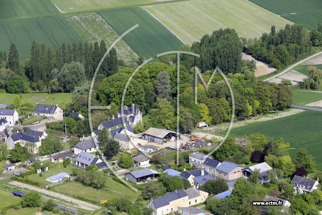 Photo arienne de Saint-Georges-des-Sept-Voies (la Genaudire)