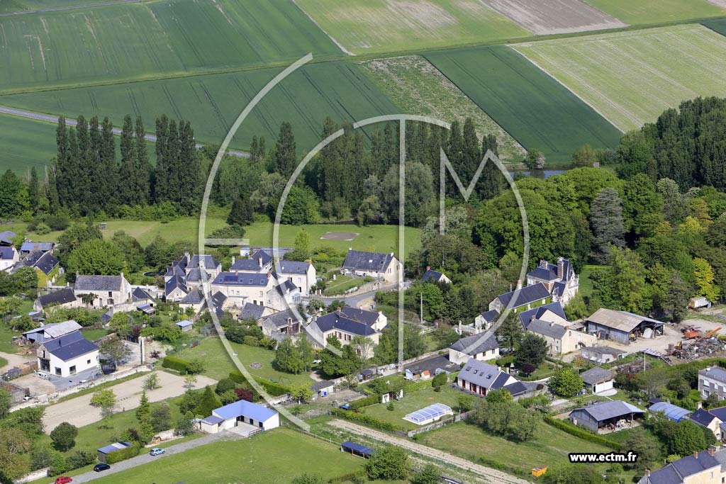 Photo arienne de Saint-Georges-des-Sept-Voies (la Genaudire)