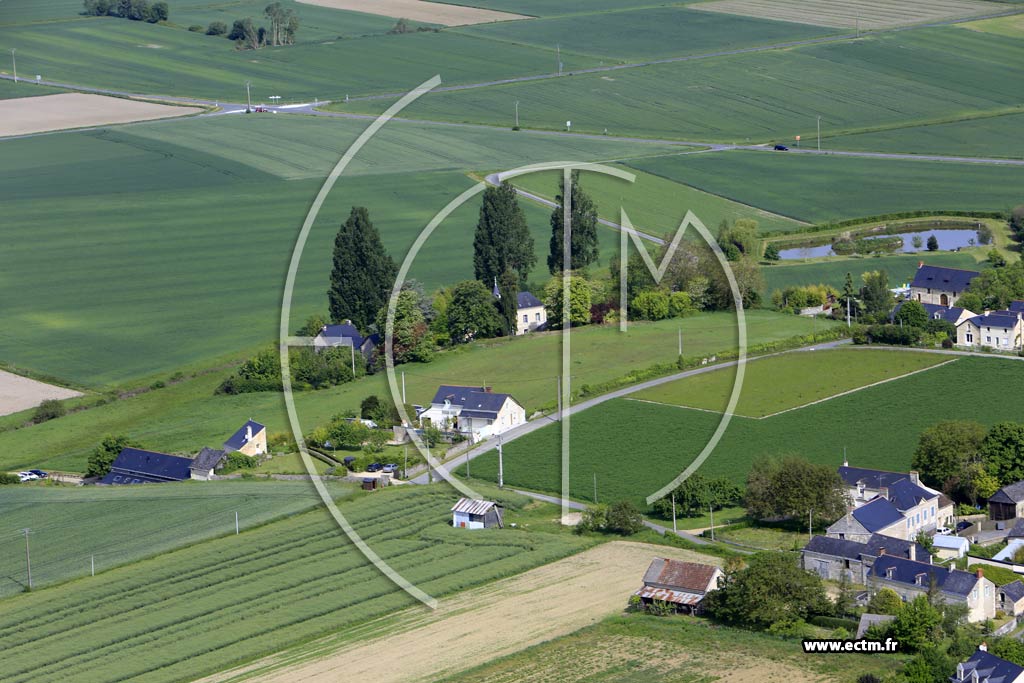 Photo arienne de Saint-Georges-des-Sept-Voies (la Genaudire)