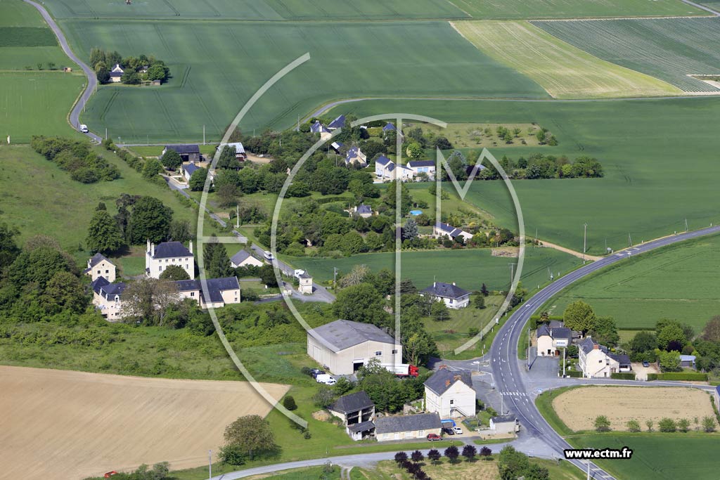 Photo arienne de Saint-Georges-des-Sept-Voies (le Plessis)