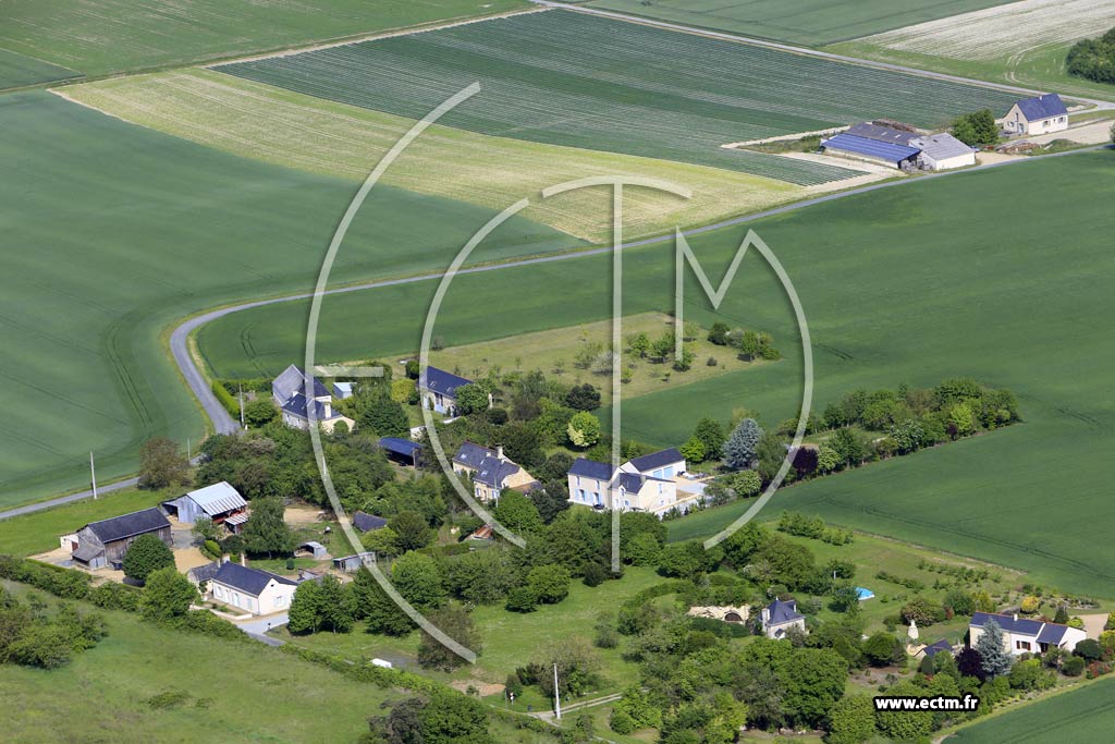 Photo arienne de Saint-Georges-des-Sept-Voies (le Plessis)
