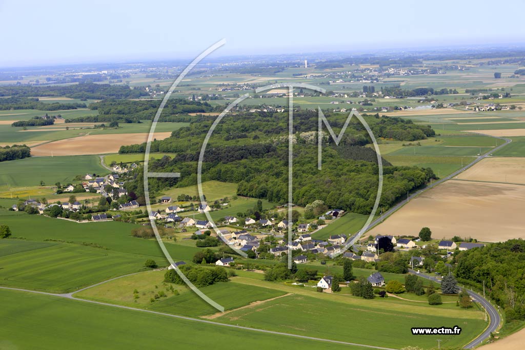 Photo arienne de Saint-Georges-des-Sept-Voies (le Sale Village)