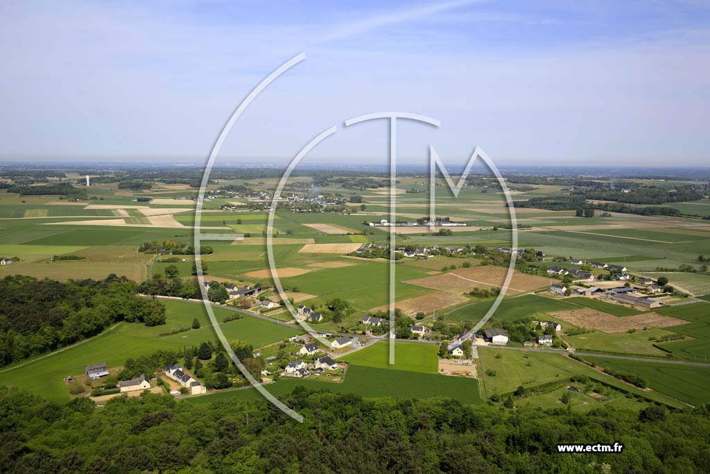 Photo arienne de Saint-Georges-des-Sept-Voies (le Vau Robert)