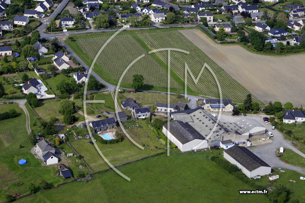 Photo arienne de Saint-Jean-des-Mauvrets (les Rochelles)