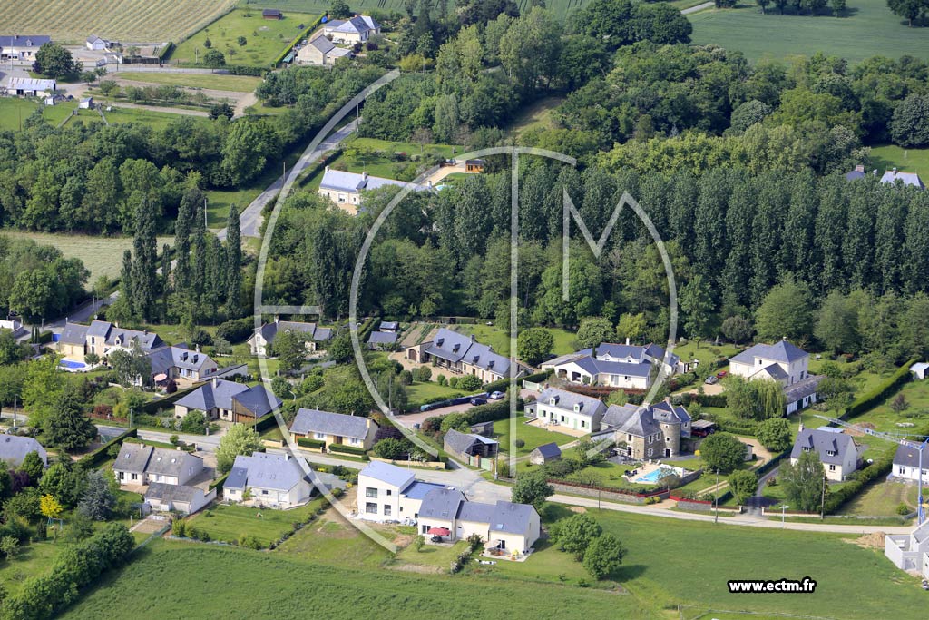 Photo arienne de Saint-Melaine-sur-Aubance