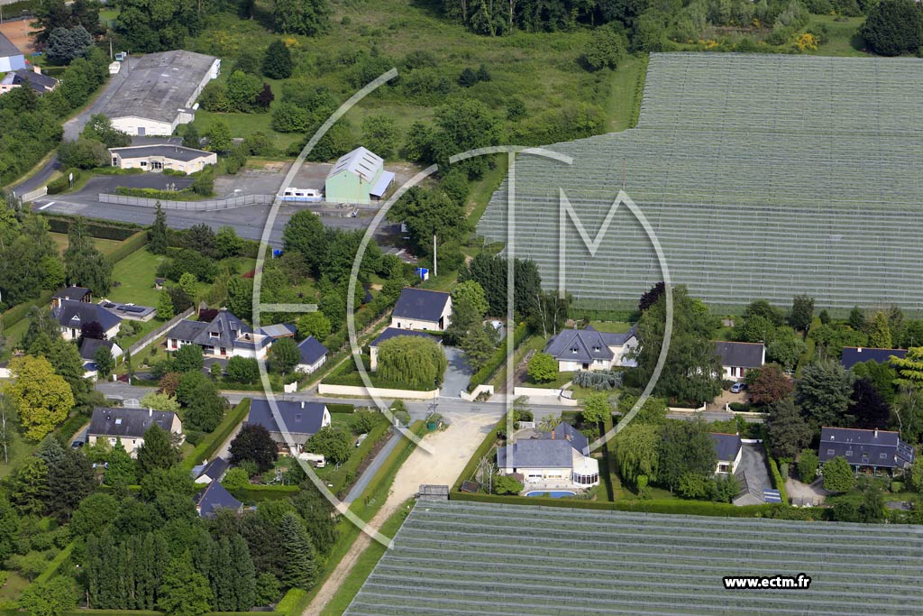 Photo arienne de Saint-Melaine-sur-Aubance (Haute Perche)