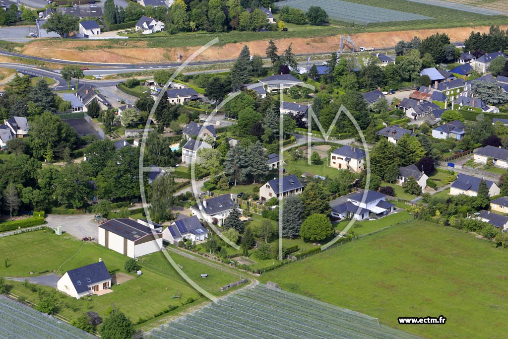 Photo arienne de Saint-Melaine-sur-Aubance (Haute Perche)