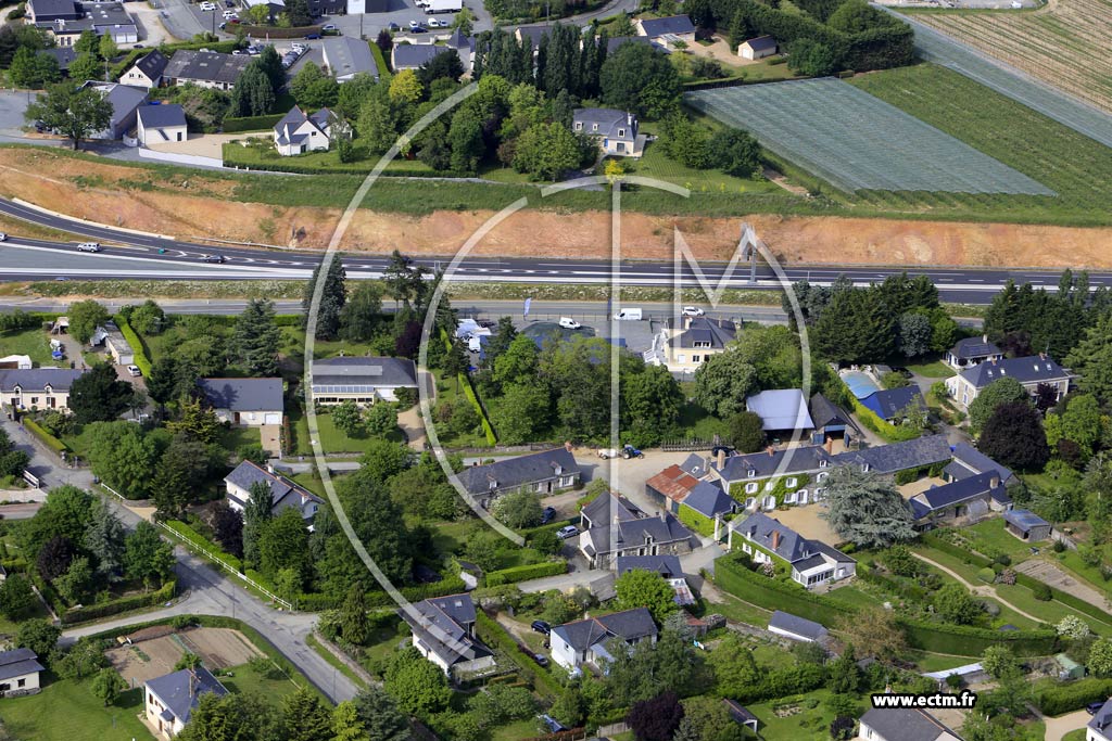 Photo arienne de Saint-Melaine-sur-Aubance (Haute Perche)