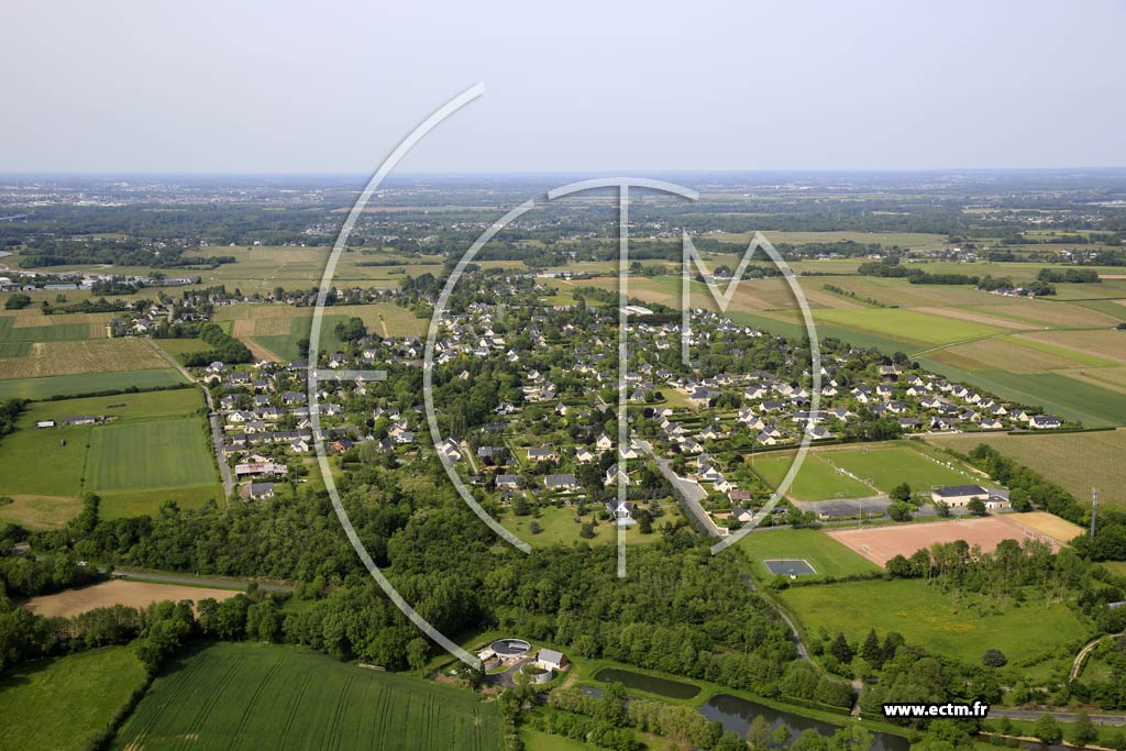 Photo arienne de Saint-Melaine-sur-Aubance (l'pinay)