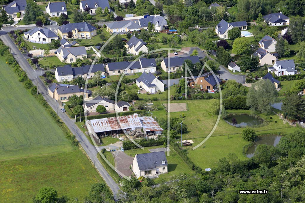 Photo arienne de Saint-Melaine-sur-Aubance (l'pinay)