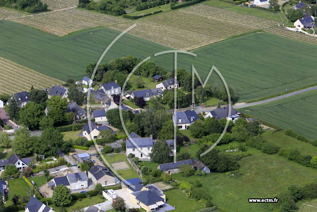 Photo arienne de Saint-Melaine-sur-Aubance (la Gachetire)