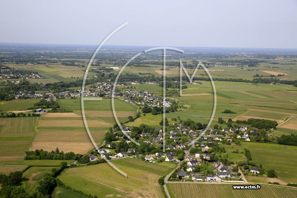 Photo arienne de Saint-Melaine-sur-Aubance (les Brosses)