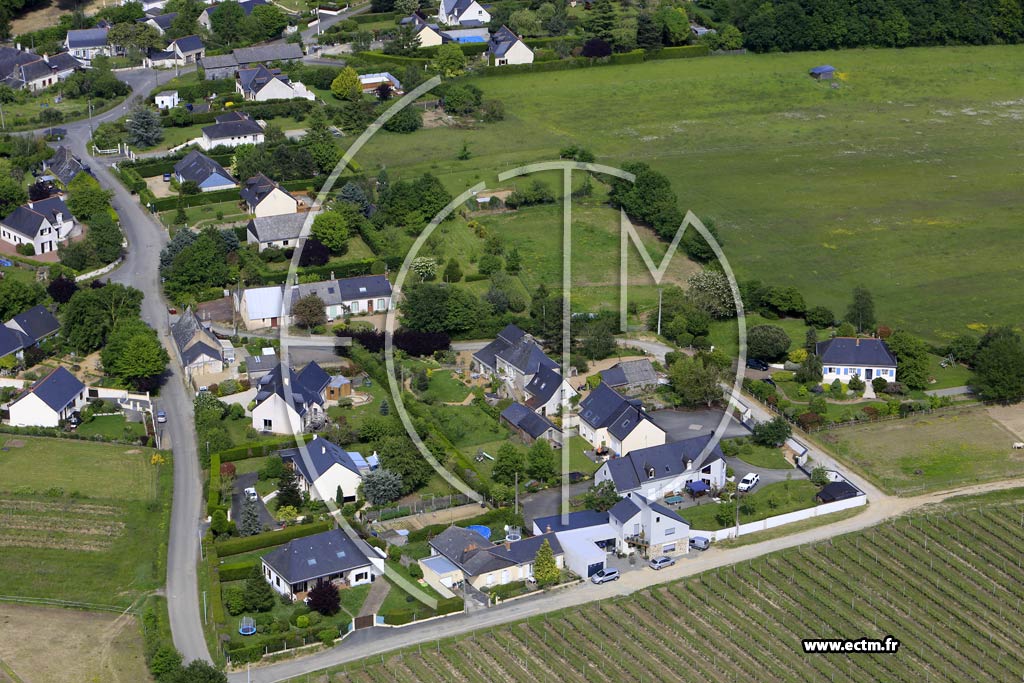 Photo arienne de Saint-Melaine-sur-Aubance (les Brosses)