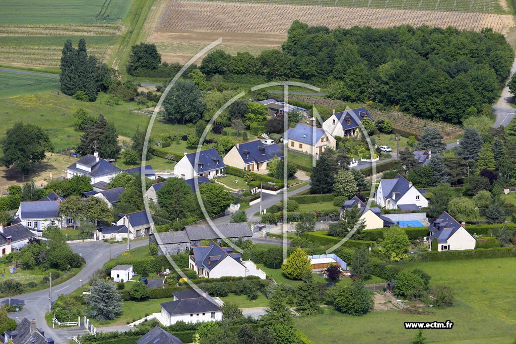 Photo arienne de Saint-Melaine-sur-Aubance (les Brosses)