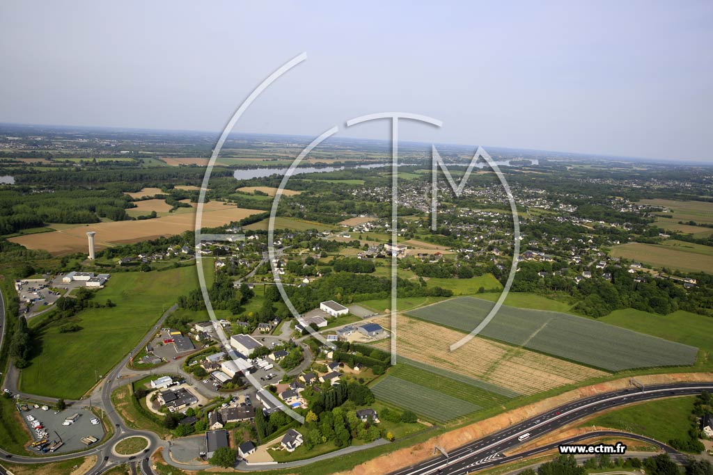 Photo arienne de Saint-Melaine-sur-Aubance (Treillebois)