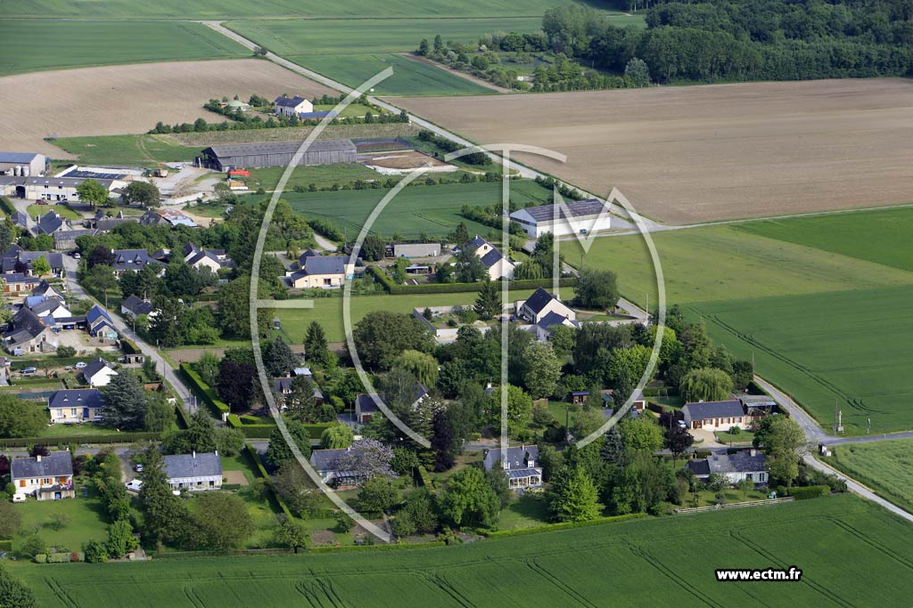 Photo arienne de Saint-Saturnin-sur-Loire (la Gaignardire)
