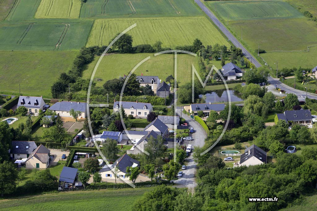 Photo arienne de Soulaines-sur-Aubance (la Haute Marzelle)