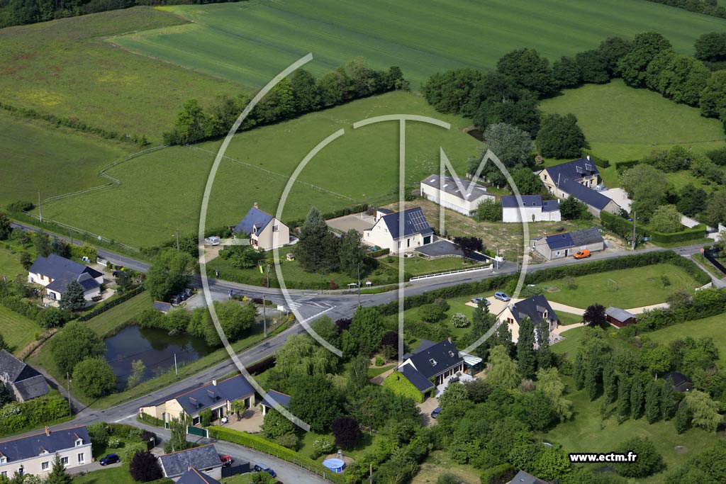Photo arienne de Soulaines-sur-Aubance (la Haute Marzelle)