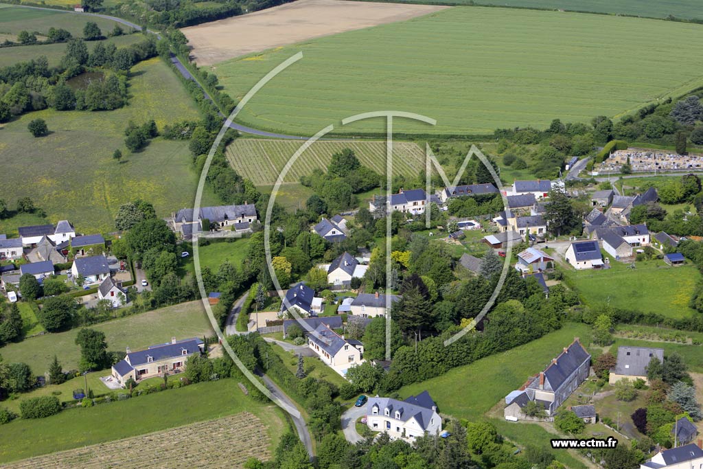 Photo arienne de Soulaines-sur-Aubance (le Plessis)