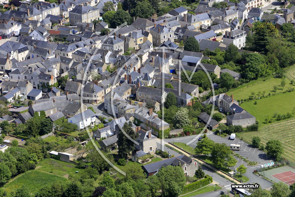 Photo arienne de Thouarc