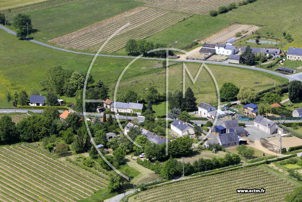 Photo arienne de Thouarc (Bonnezeaux)