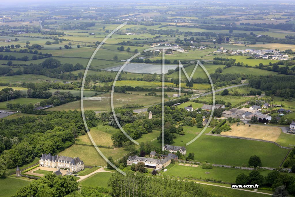 Photo arienne de Cand (la Roche)