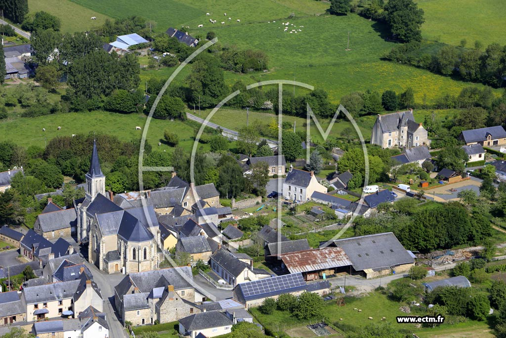 Photo arienne de Louvaines