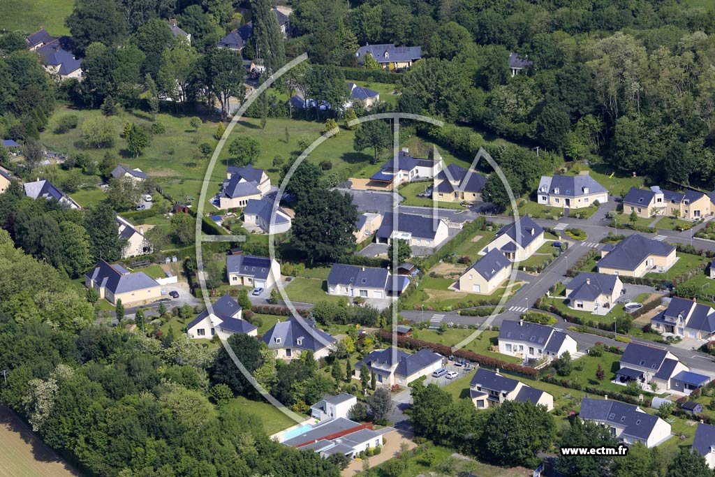 Photo arienne de Sainte-Gemmes-d'Andign (l'Hommelaie)