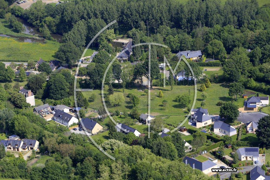 Photo arienne de Sainte-Gemmes-d'Andign (l'Hommelaie)