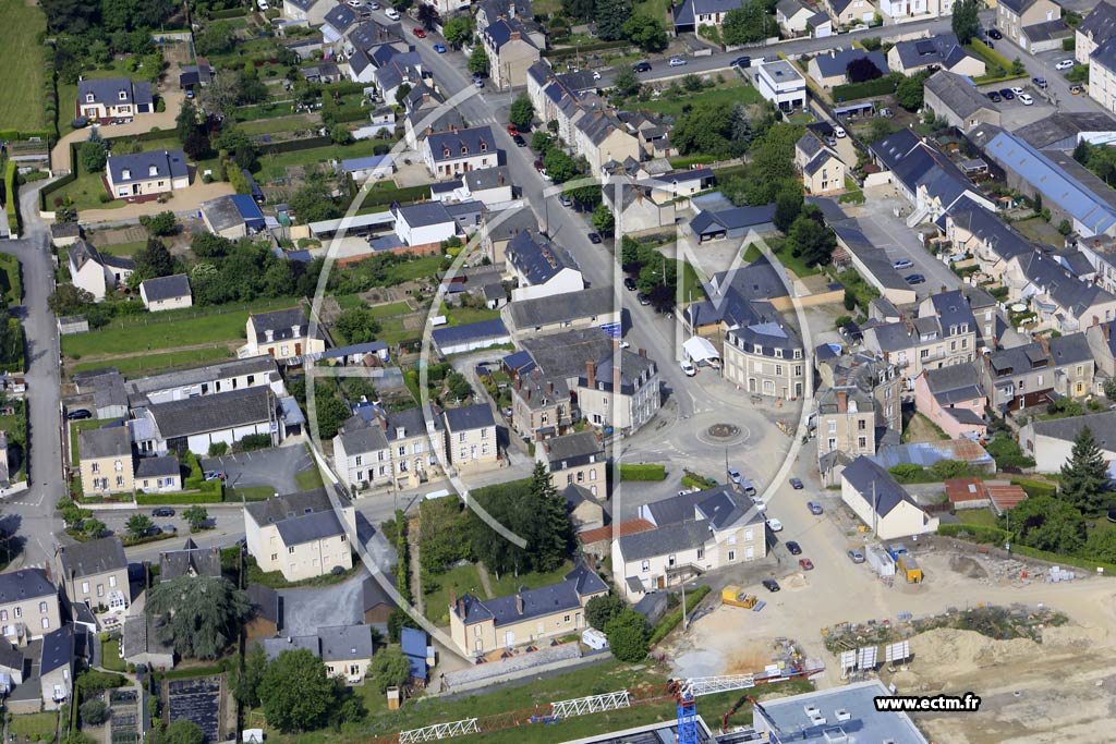 Photo arienne de Segr (Sud)