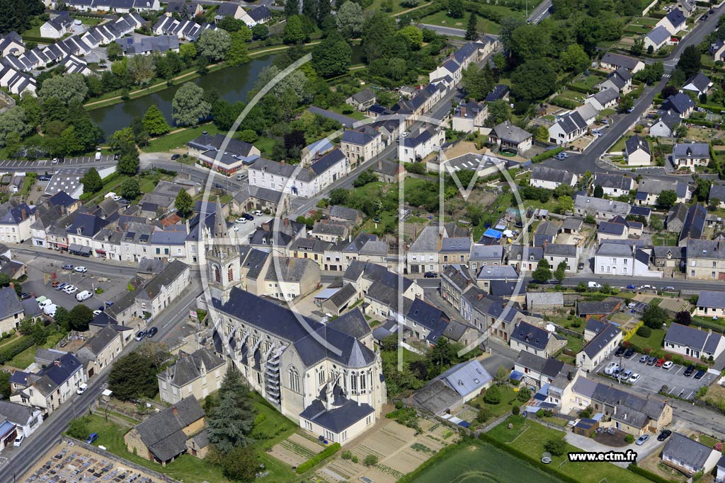 Photo arienne de Vern-d'Anjou