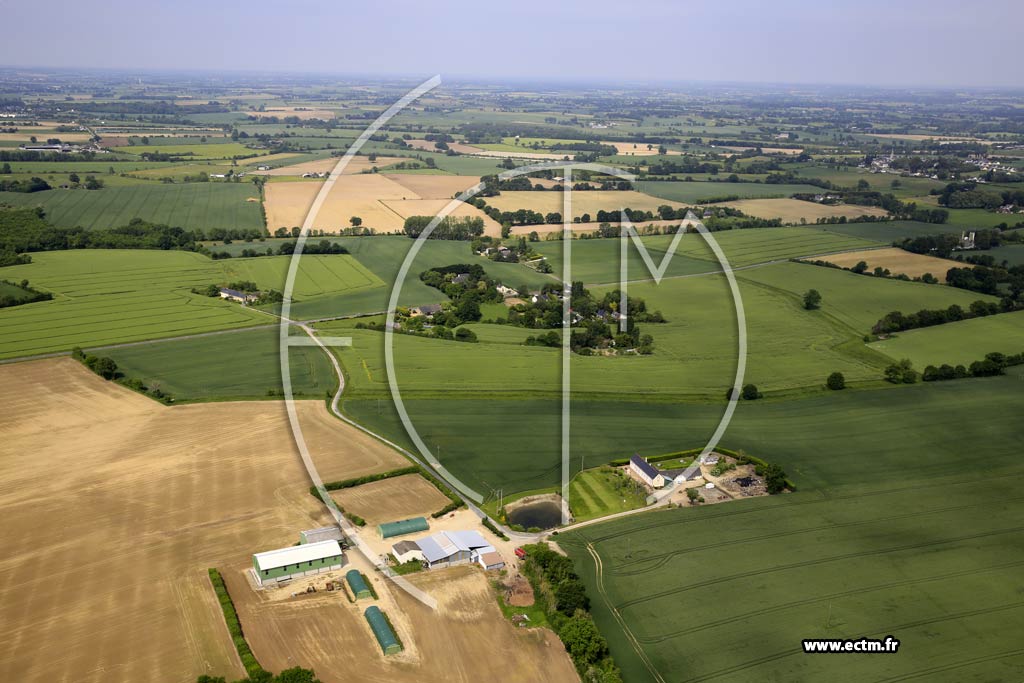 Photo arienne de Vern-d'Anjou (les Fermes)