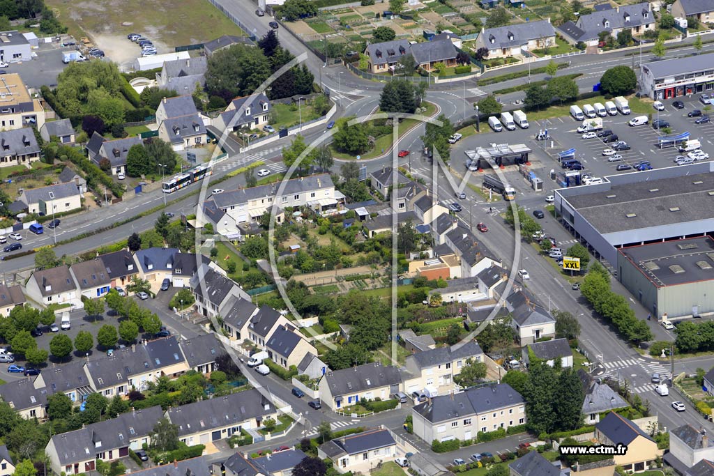 Photo arienne de Angers (Deux-Croix-Banchais)