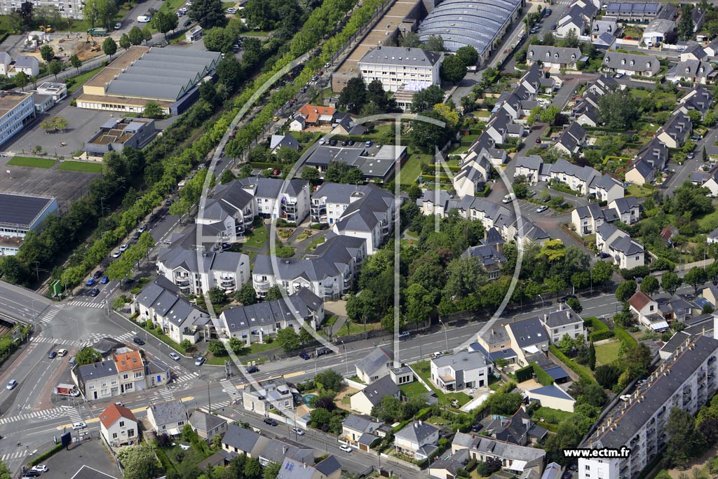 Photo arienne de Angers (Monplaisir)