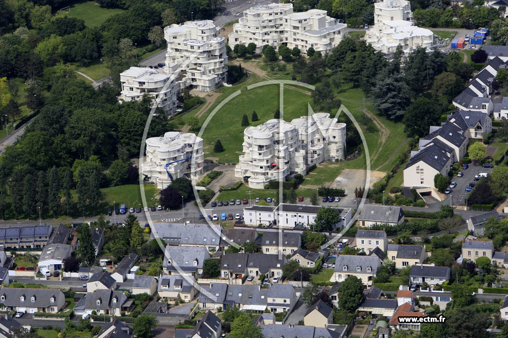 Photo arienne de Angers (Monplaisir)