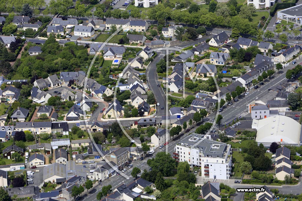 Photo arienne de Angers (Monplaisir)