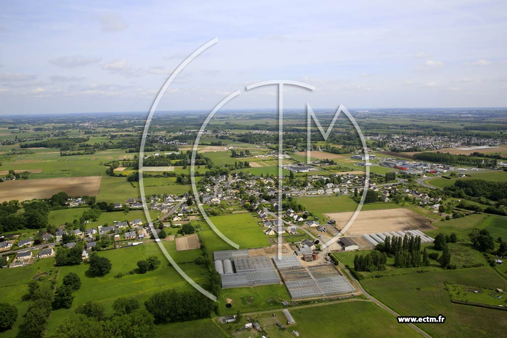 Photo arienne de Brain-sur-l'Authion (la Coutardire)