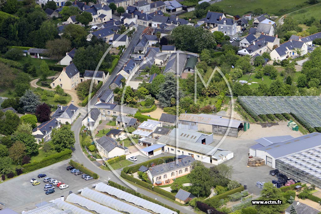 Photo arienne de Le Plessis-Grammoire (Foudon)