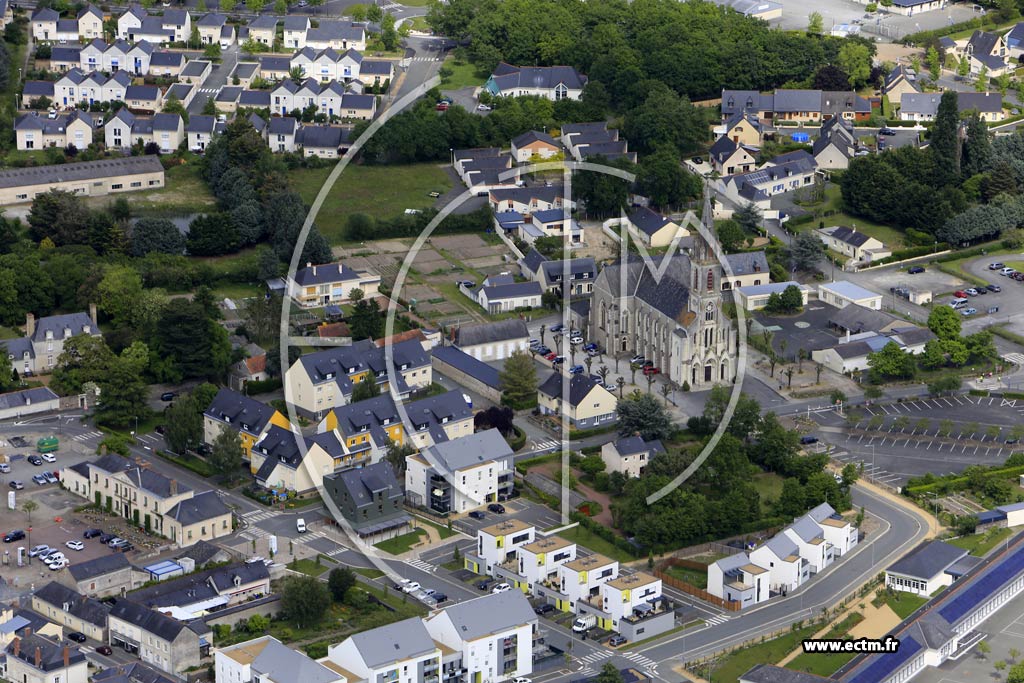 Photo arienne de Saint-Sylvain-d'Anjou