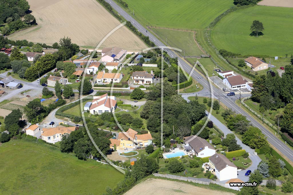 Photo arienne de Corsept (la Baie de Loire)